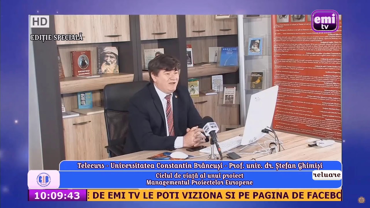 Telecurs Univ. ,,Constantin Br&acirc;ncuși,,Tg Jiu-Prof. univ. dr. Ștefan Ghimiși-Ciclul de viață..