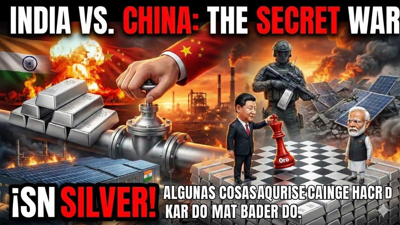 India vs. China: La batalla por la plata ya empezó (y cómo Asia está vaciando el mercado)