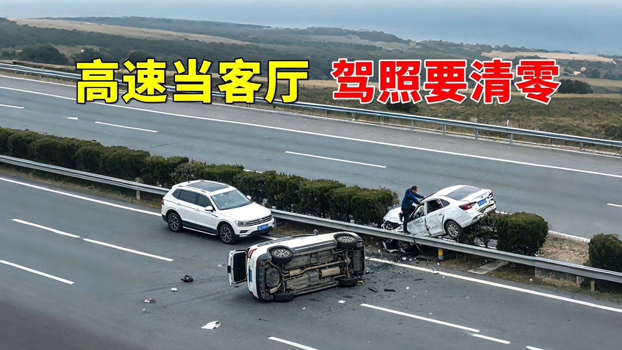 高速当客厅，驾照要清零！2026交通事故第54期