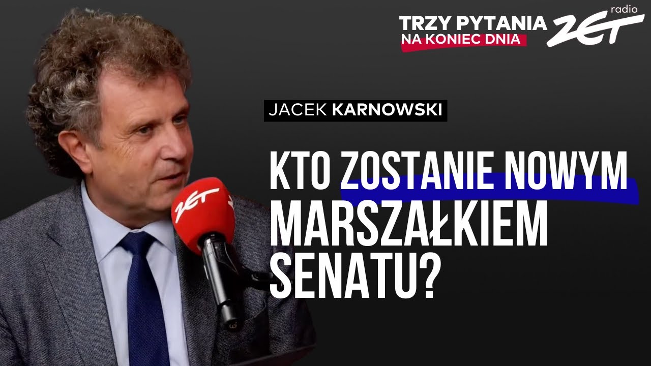 Kto nowym Marszałkiem Senatu? Jacek Karnowski w Trzy Pytania na Koniec Dnia