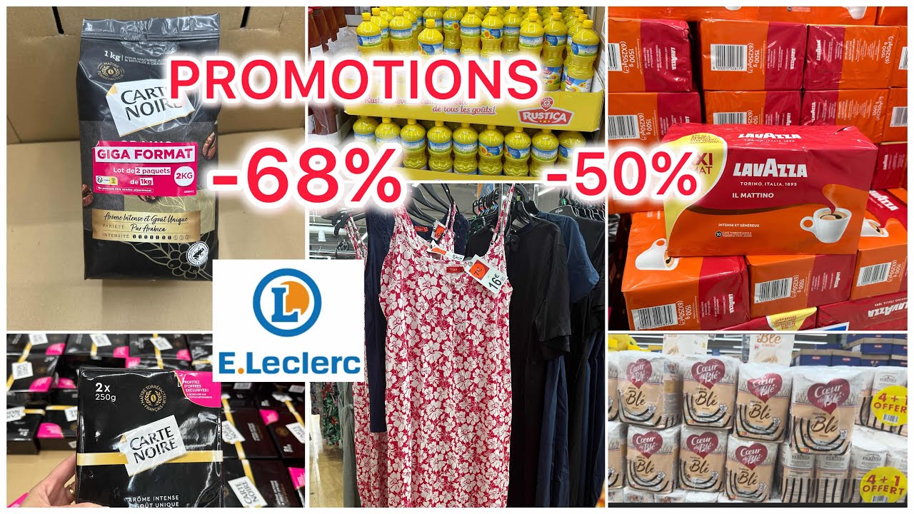 LECLERC PROMOTION -68% -50% - du 25/06 au 06/07 #leclerc #leclerc_france #bonplan #promotion #promo