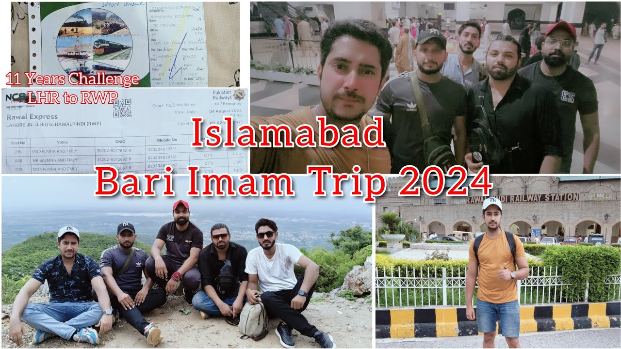 Bari Imam Top Islamabad Vlog | Imam Bari Darbar & Chillah Gaah | Electric Bus Ride | Train Vlog