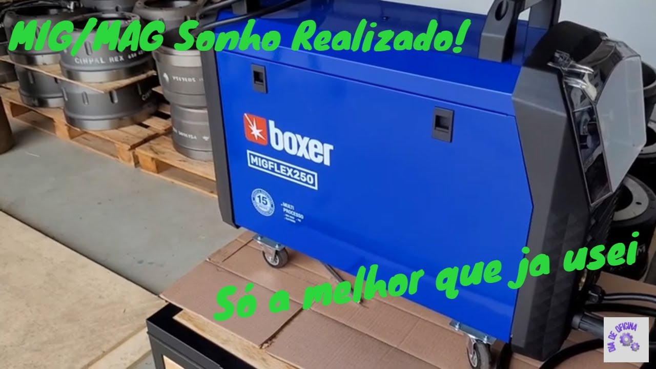 novo brinquedo da oficina MAQUINA DE SOLDA MIGFLEX 250 @diadeoficina