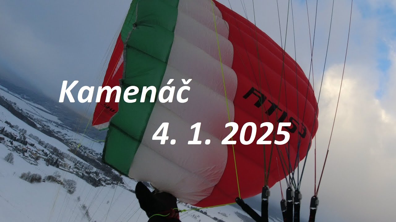 Paragliding - Kamenáč 4. 1. 2025