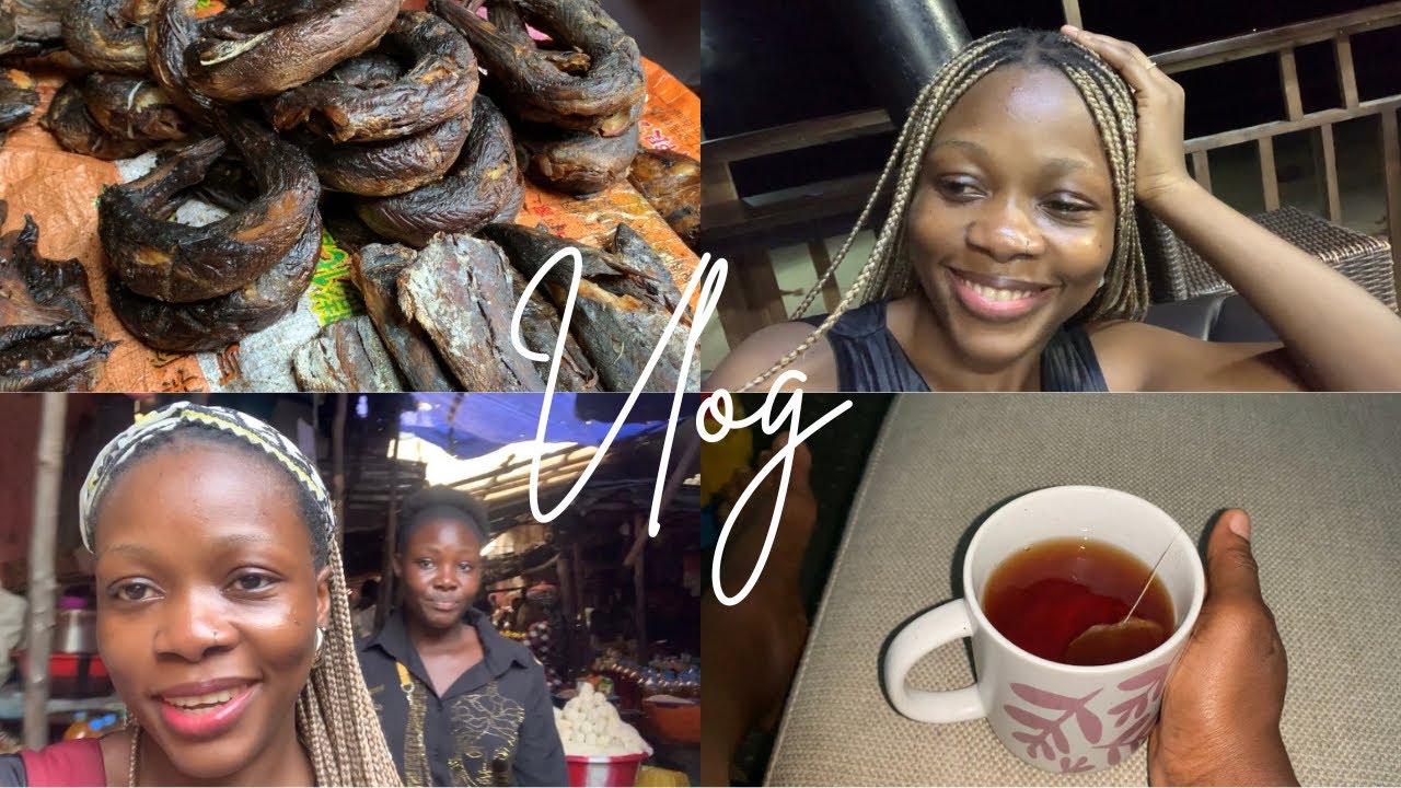 Vlog: Local Sierra Leone Market | fixing my life | Cozy mornings…