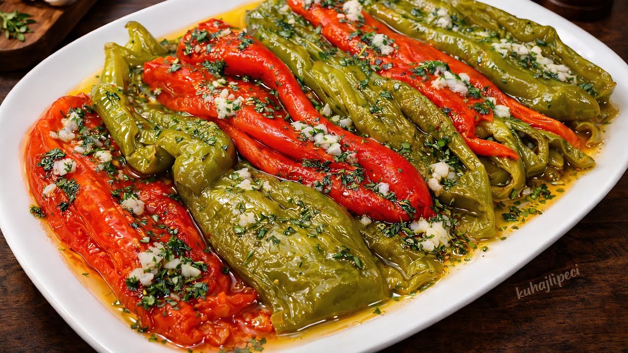 Salata od pečenih paprika - delikatesa koju niko ne odbija