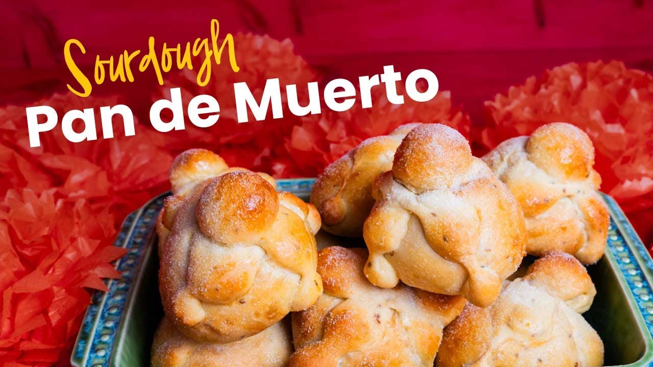 Закваска Пан де Муэрто | Приготовление мексиканского хлеба мертвых для Día de Muertos