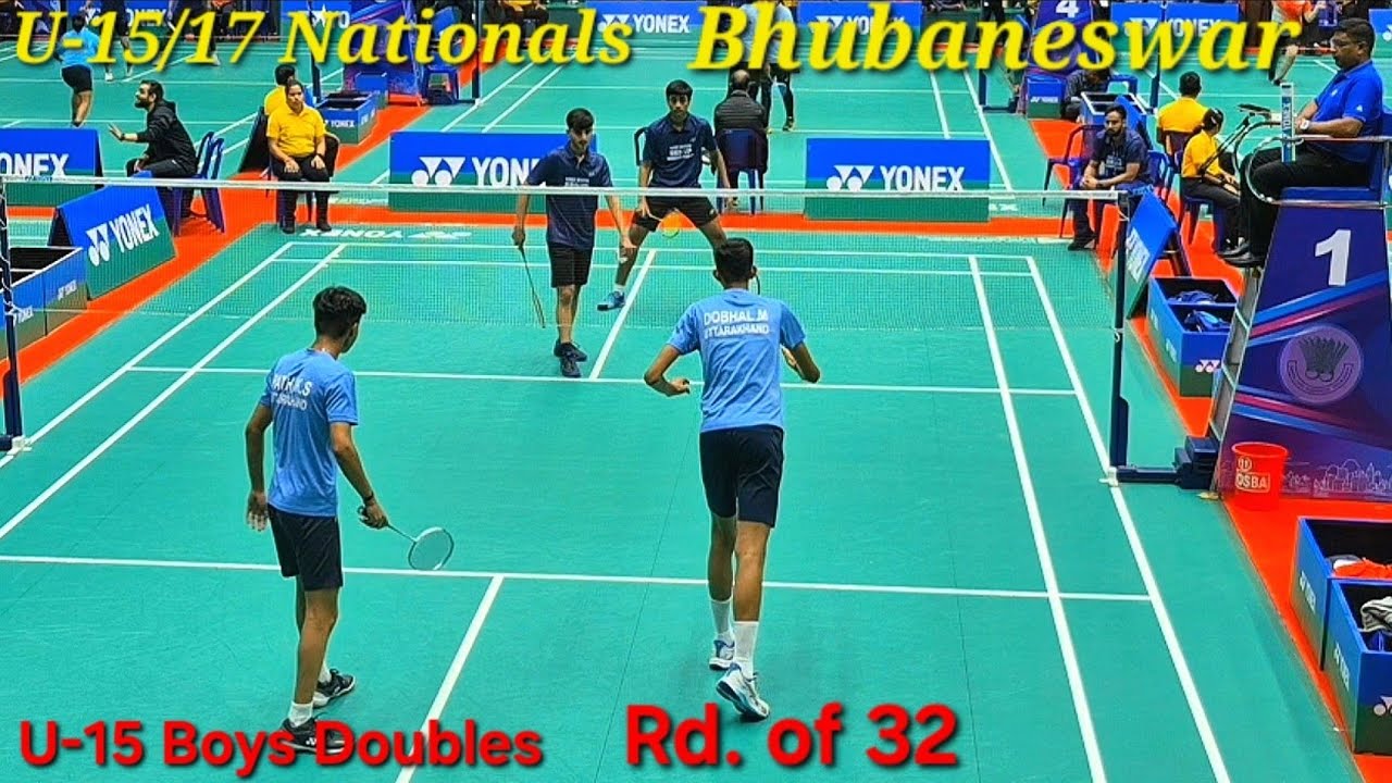 Shubham/Prakhar Vs Manav/Shubhaditya, U15 BD Rd. of 32, Nationals Bhubaneswar Dec 2025