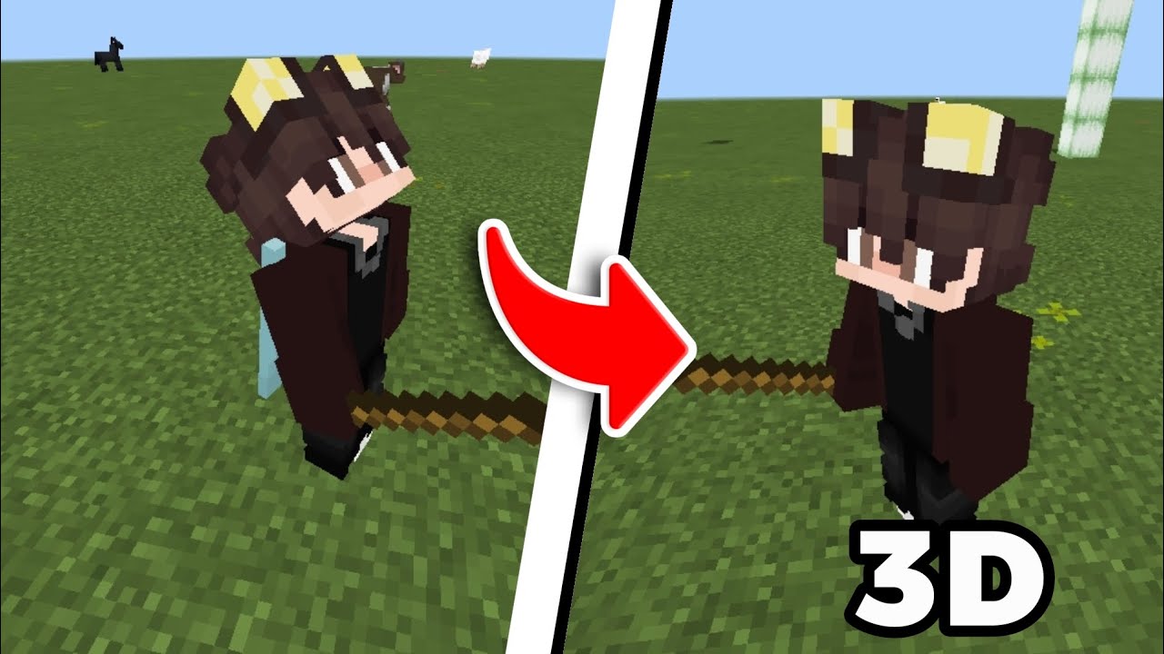 مود 3D SKin لماين كرافت الجوال