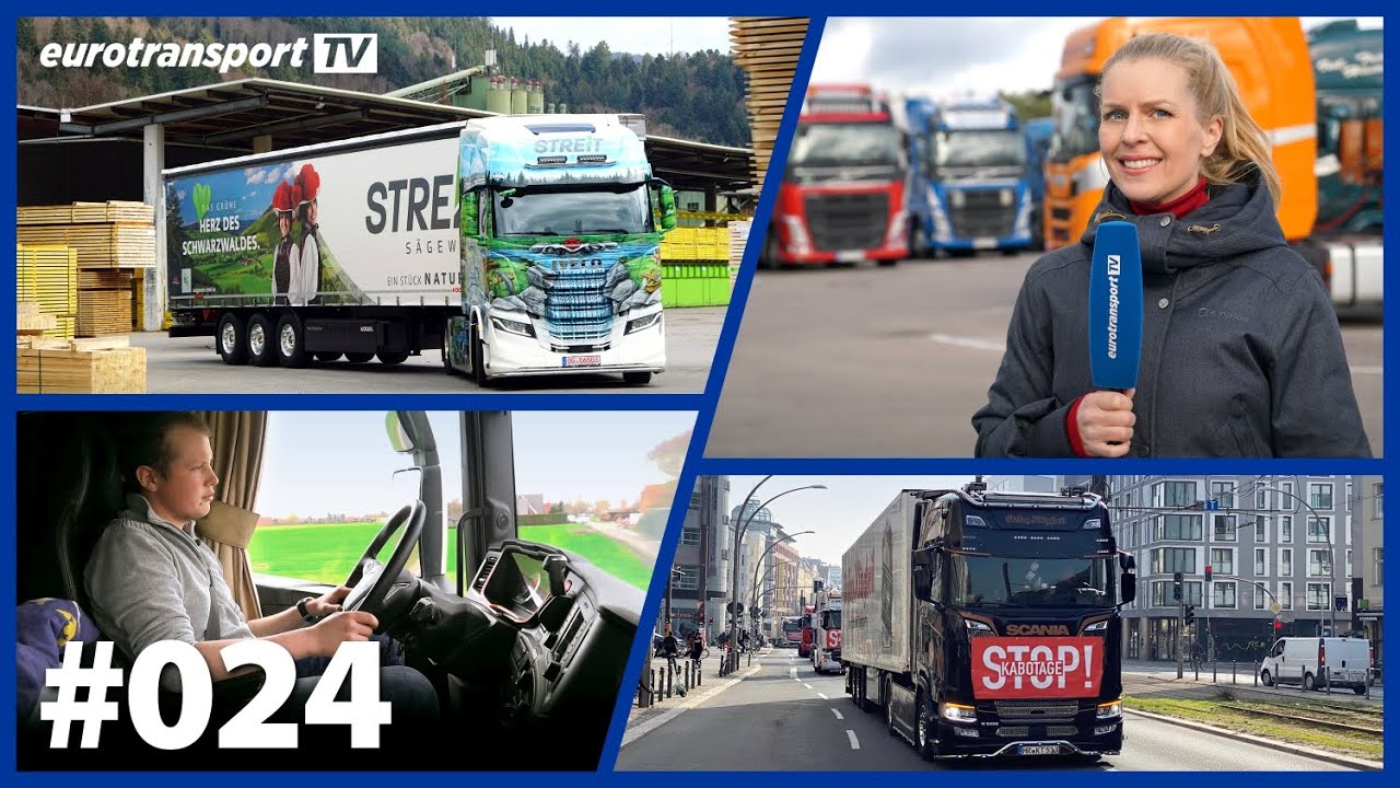 Azubi im V8, Airbrush-Kosten, Protest in Berlin | #eurotransportTV