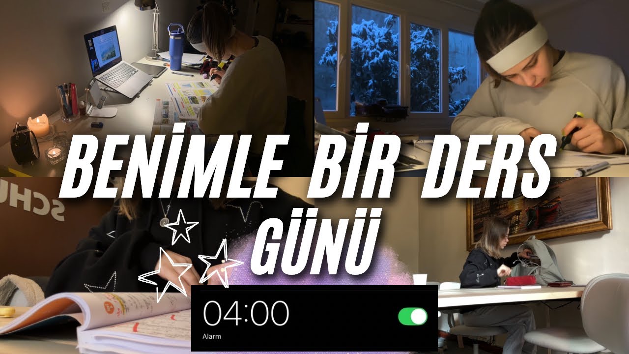 Study Vlog| Day in my life tadında 