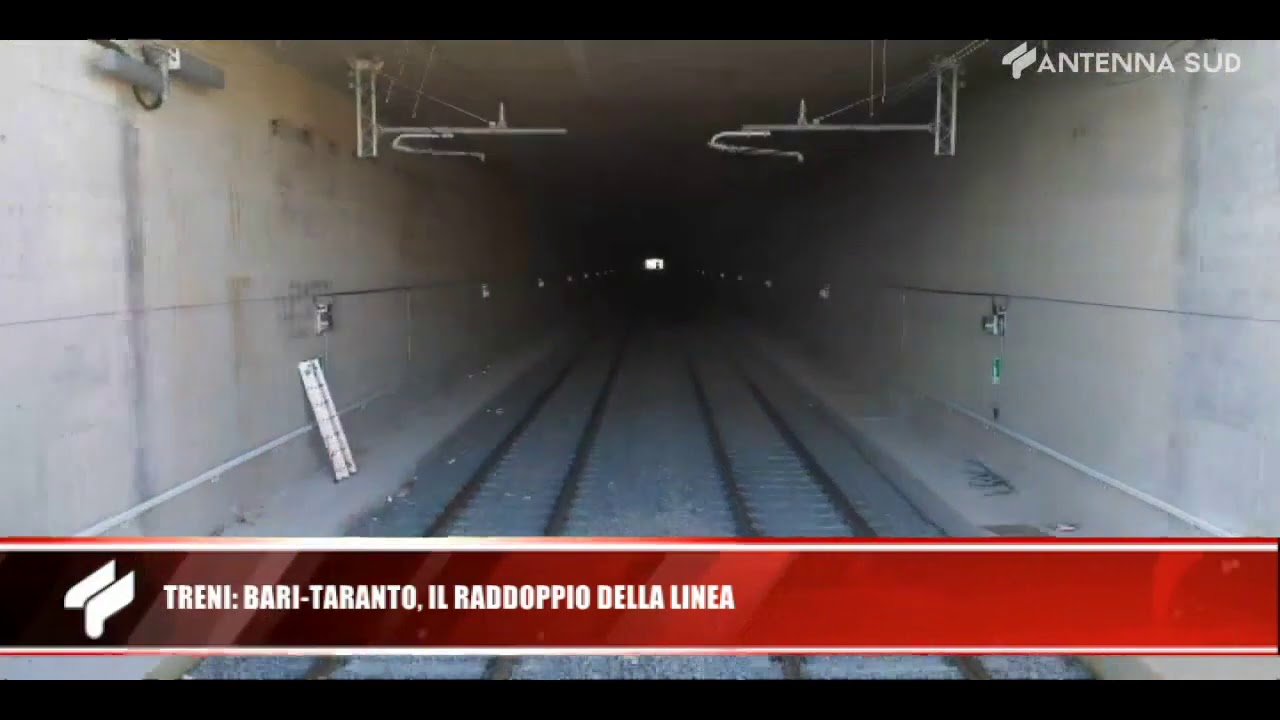 26 luglio 2020 - Treni: Bari-Taranto, il raddoppio della linea