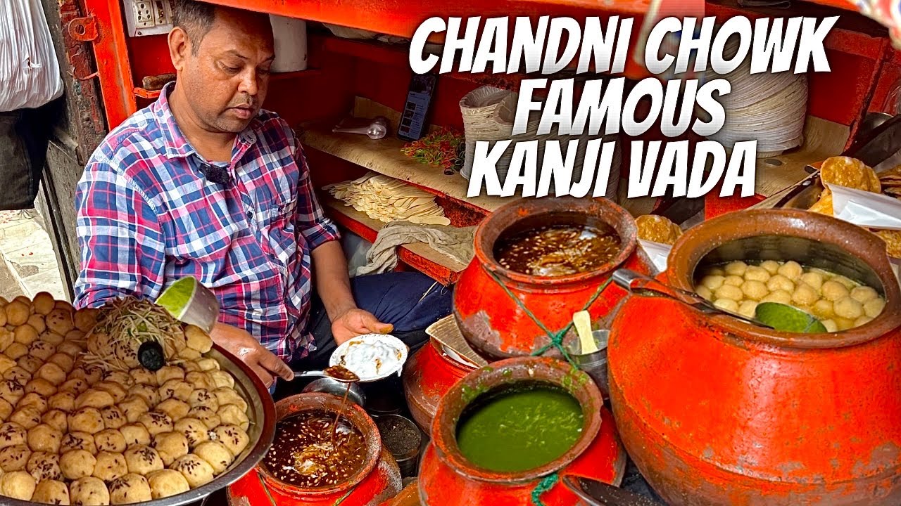 Chandni Chowk ke Famous KANJI VADA Aur Dahi Bhalla ₹ 40 Only | Old Delhi Street Food