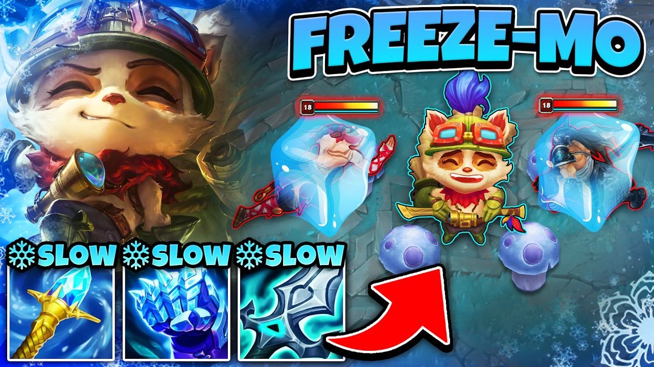 TEEMO BUT MY POISON SLOWS YOU AND IT'S 100% BROKEN! (FREEZE-MO)