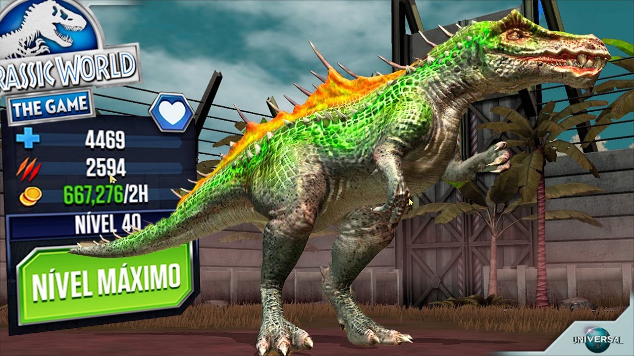 JURASSIC WORLD - SPINOTASUCHUS LEVEL MÁX!