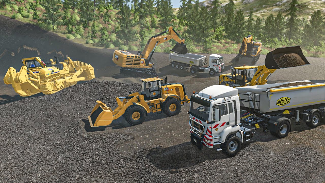 Extraction de Charbon dans une Exploitation Minière | Farming Simulator 25