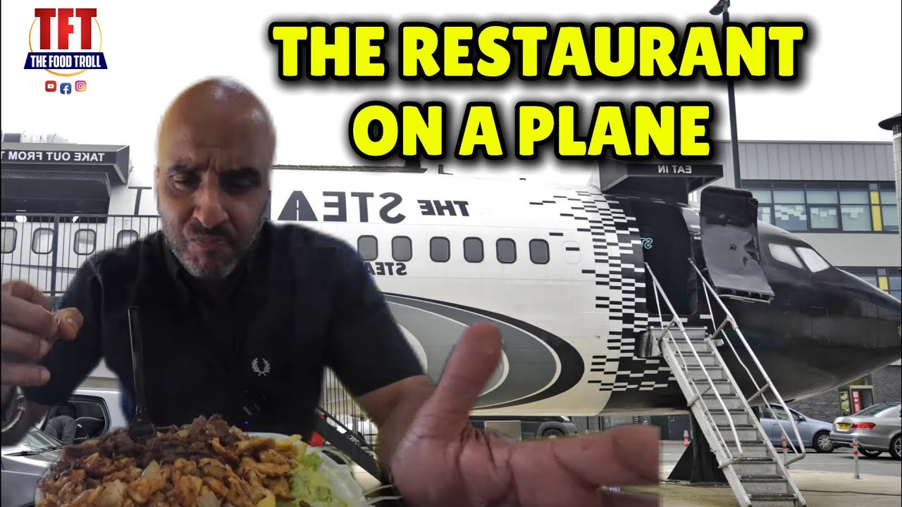 Eating on a PLANE CONVERTED INTO A RESTAURANT | FOOD REVIEW | TFT