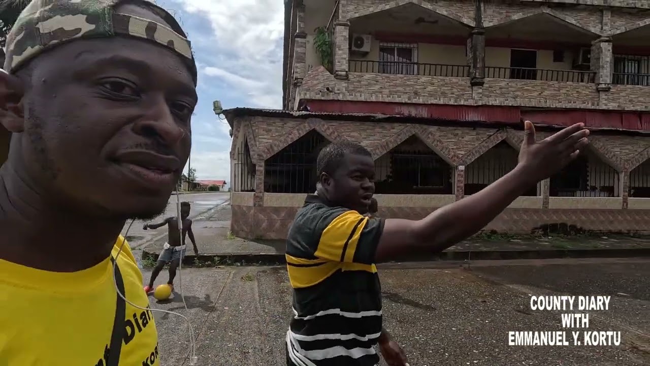THE ABANDONED STREET IN BUCHANAN GRAND BASSA COUNTY LIBERIA WEST AFRICA