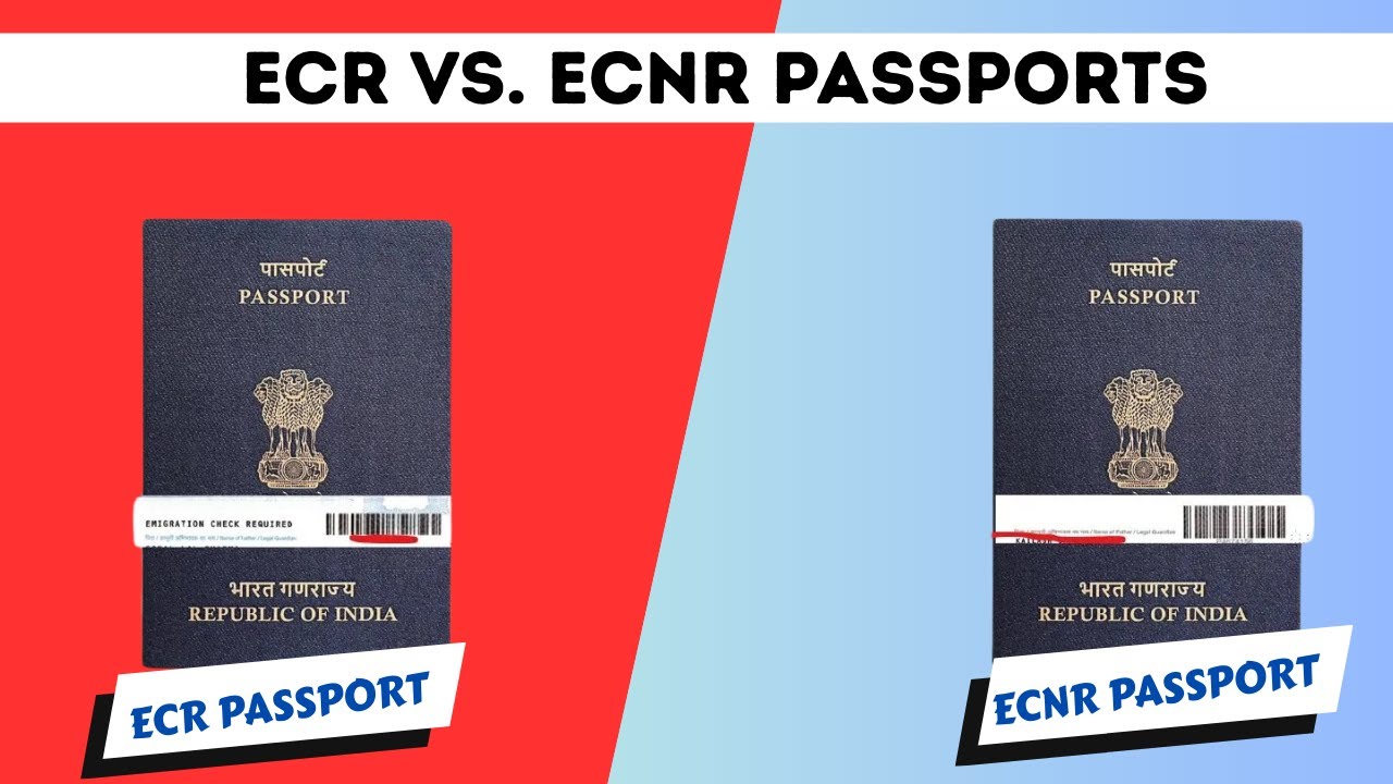 ECR vs ECNR Passport: What's the REAL Difference? (Don’t Travel Without Knowing!) #passport