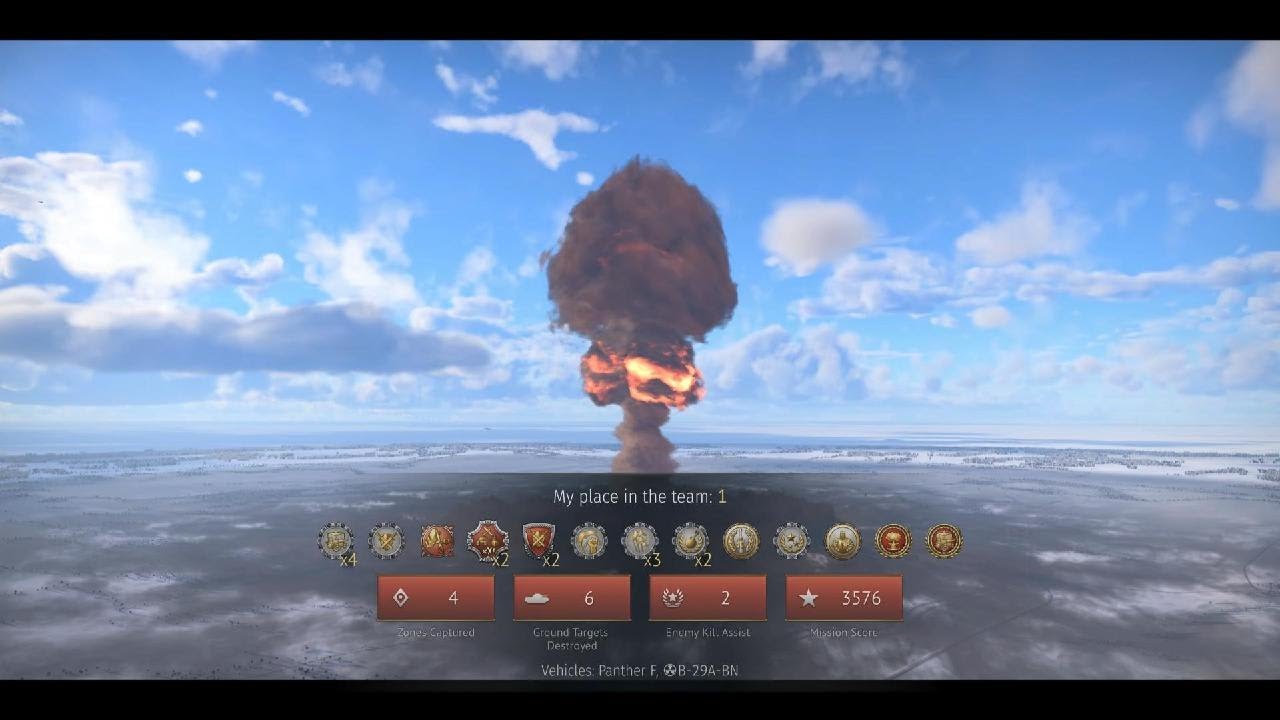 War Thunder 6.3 Germany Nuke 4 caps