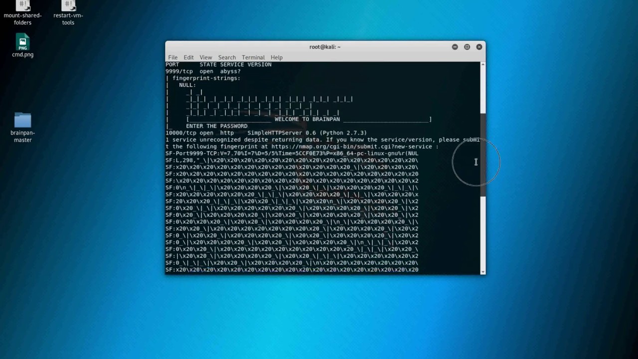 Brainpan 1 VM Enumeration and Exploitation