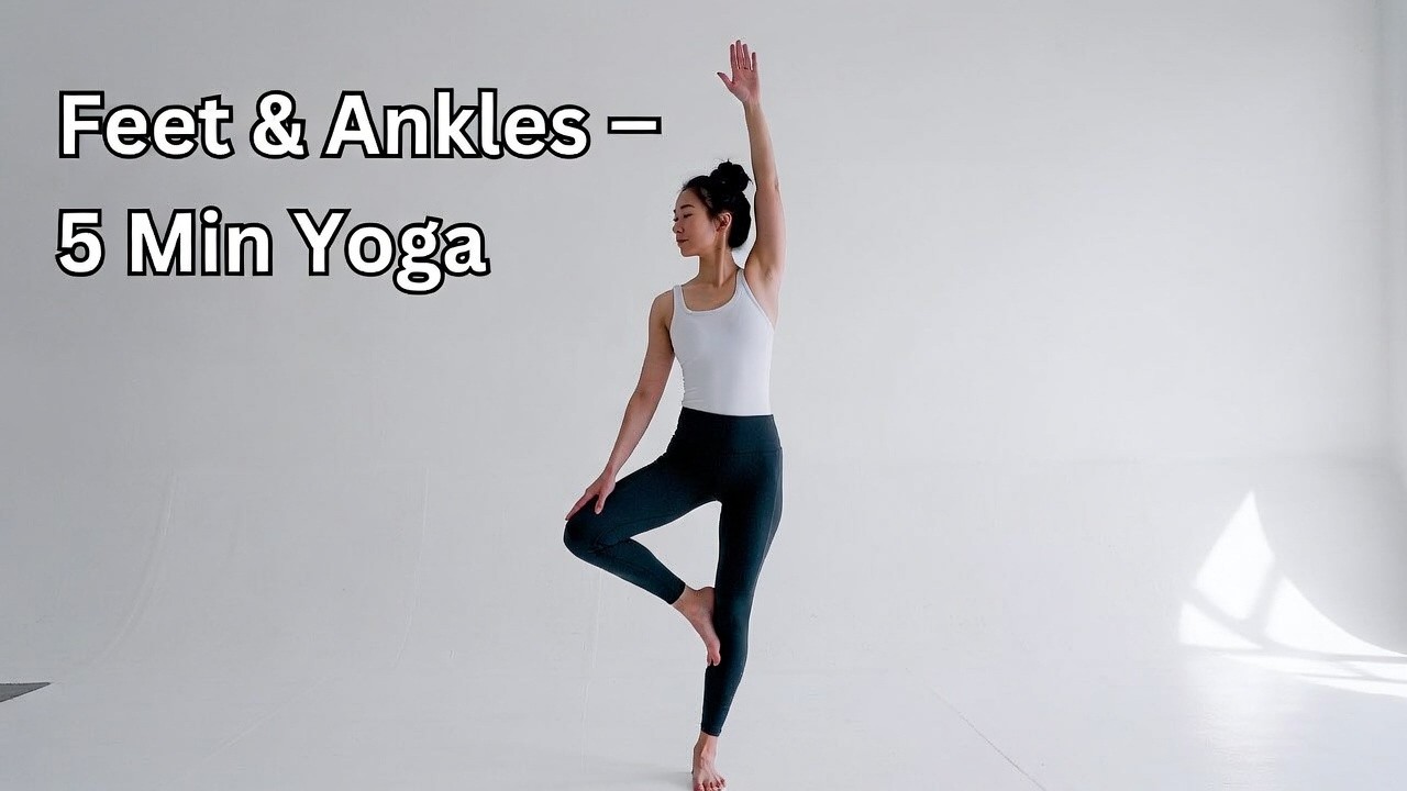 5-Minute Yoga for Strong Feet & Ankles | Improve Stability & Prevent Injuries