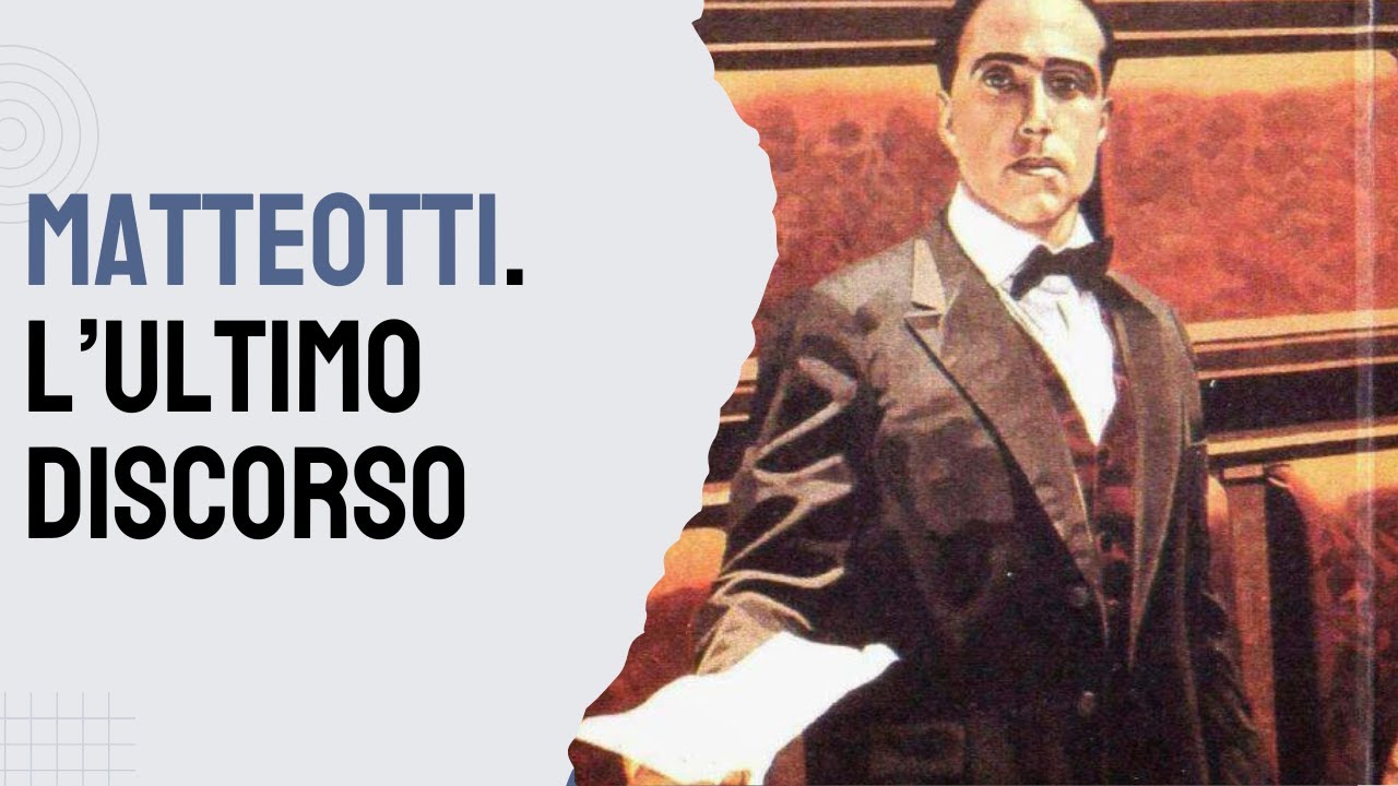 2024-06-10 /// Matteotti. L&rsquo;ultimo discorso - Giovanni Scirocco