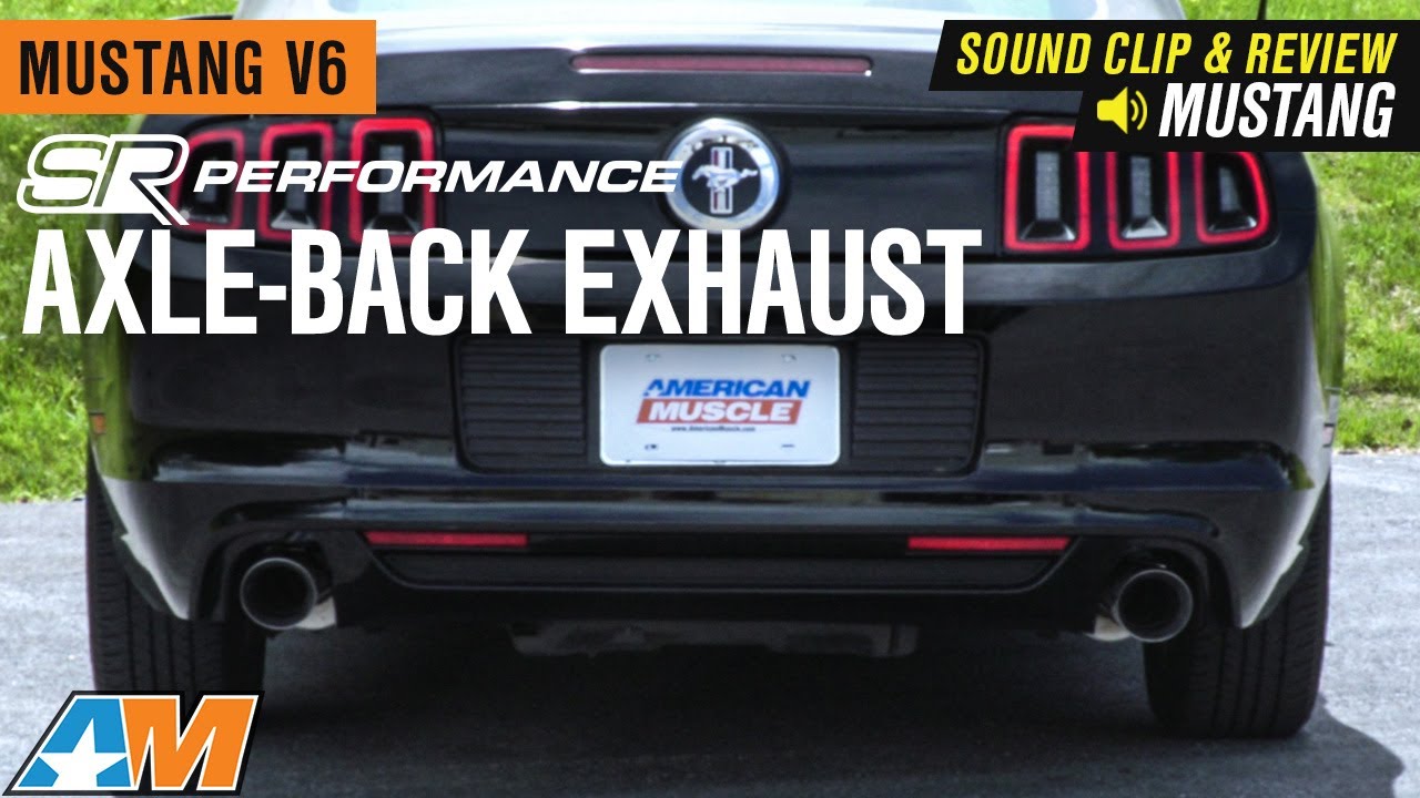 2011-2014 Mustang V6 SR Performance Axle-Back Exhaust Sound Clip & Review