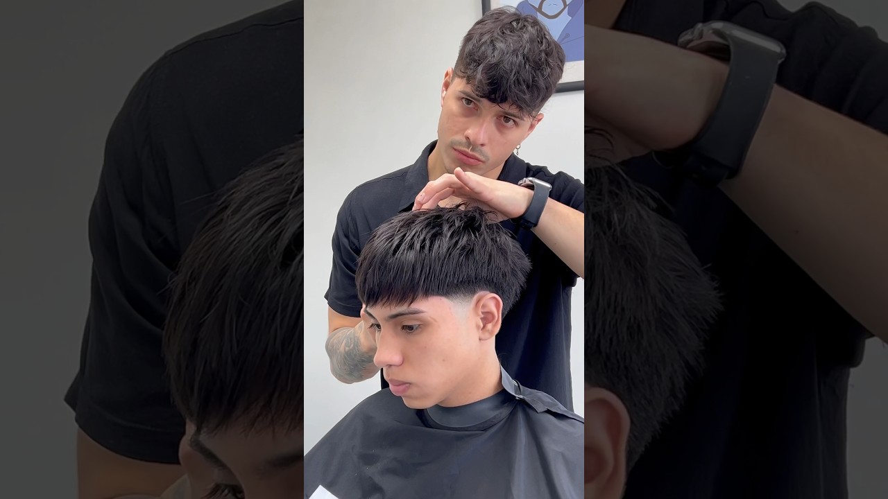 TAPER FADE EN V#tutorial#cortes #tendenciastiktok #chile Ig; Andrezbarbers