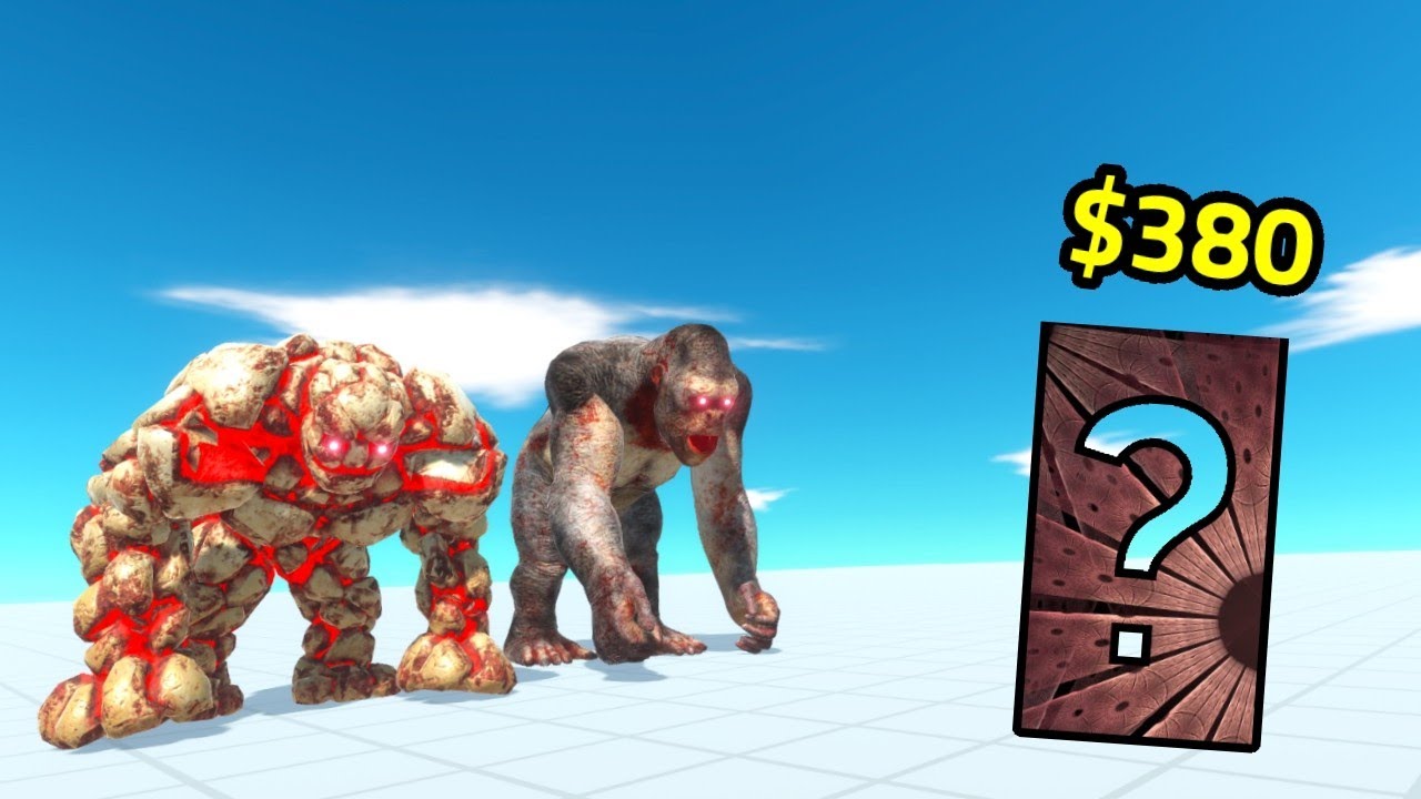 Goro with lava golem vs random team same price animal revolt battle simulator