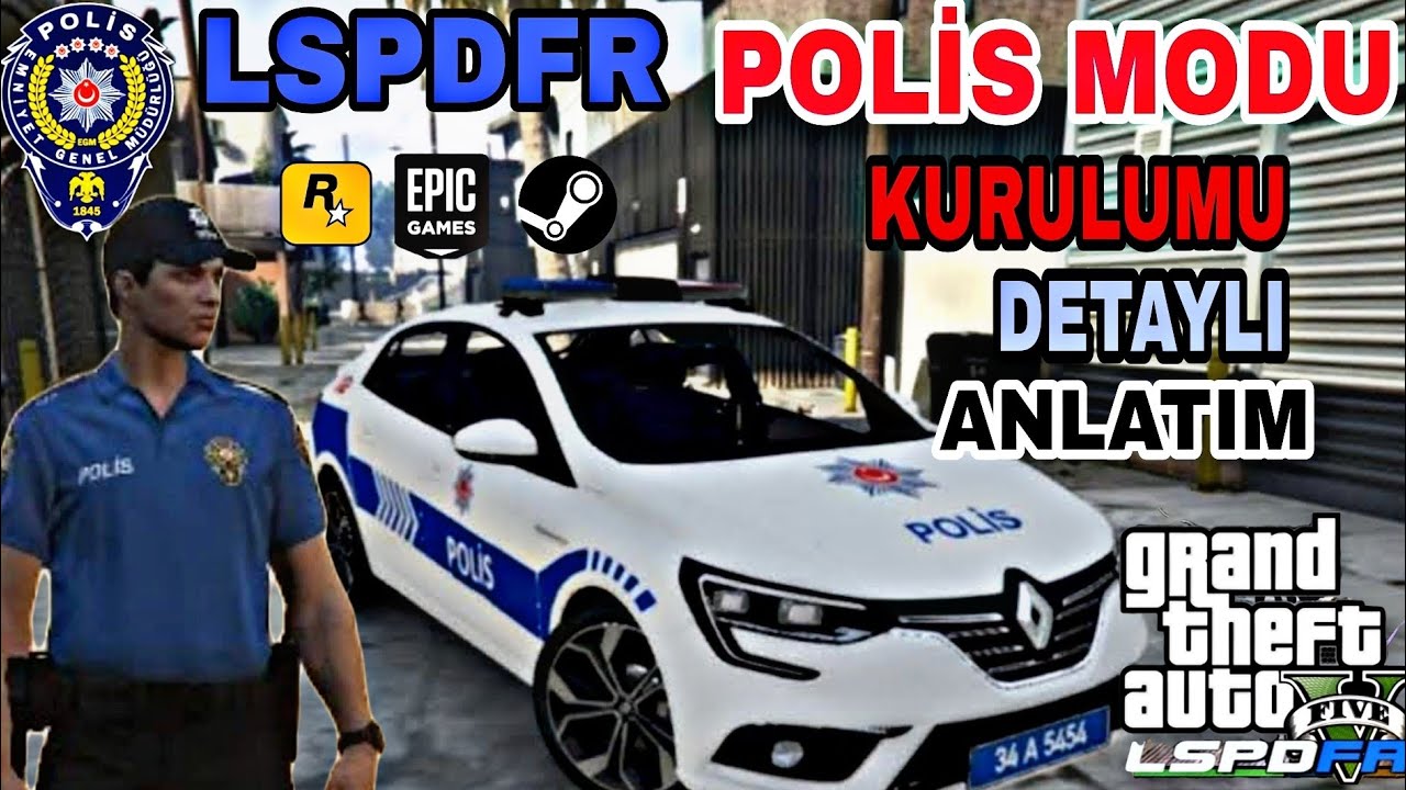 GTA 5 POLİS MODU NASIL KURULUR ? LSPDFR KURULUMU DETAYLI ANLATIM !! #gta5mods#gta5lspdfr#