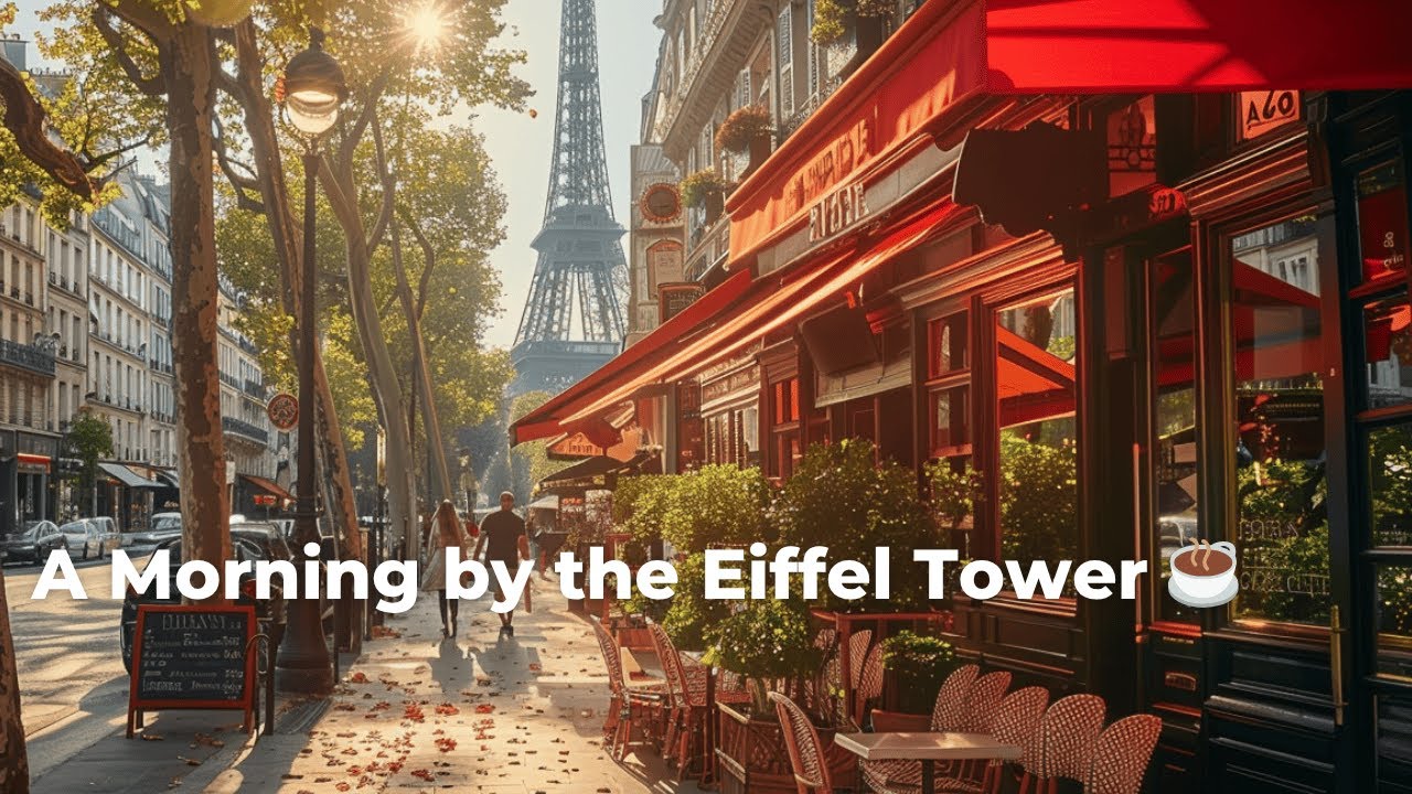 The Street Where Paris Wakes Up | Eiffel Tower Morning Walk [4K ASMR]