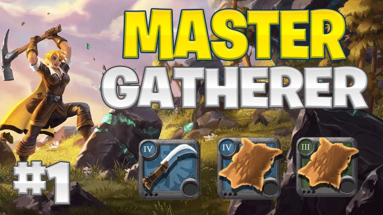Maxing All Gathering Professions - Part 1 | Albion Online (Master Gatherer)
