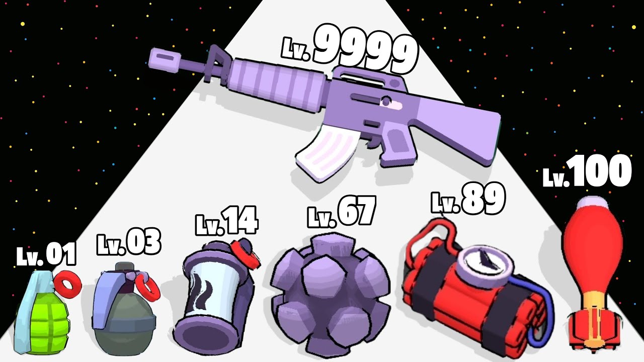 Weapon Bag Rush - Level Up Weapon Max Level Gameplay