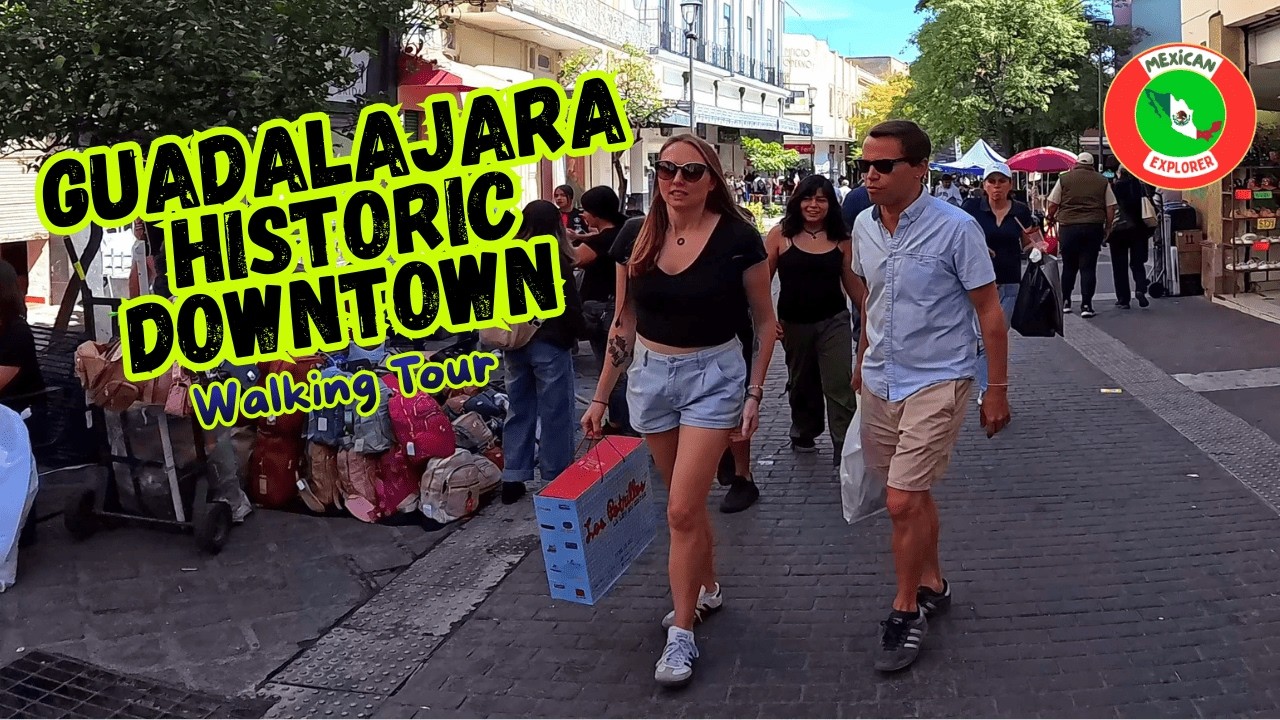 Guadalajara Historic Downtown mx 4K UHD Walking Tour