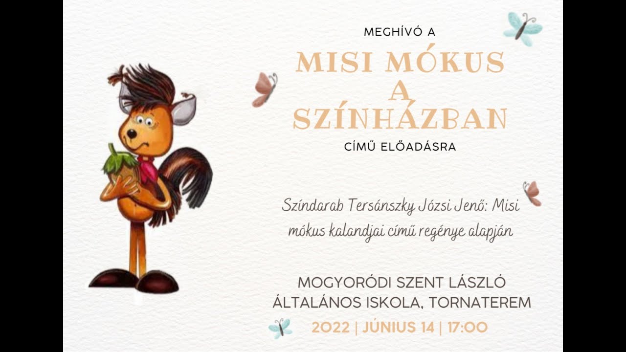 Misi Mókus a színházban