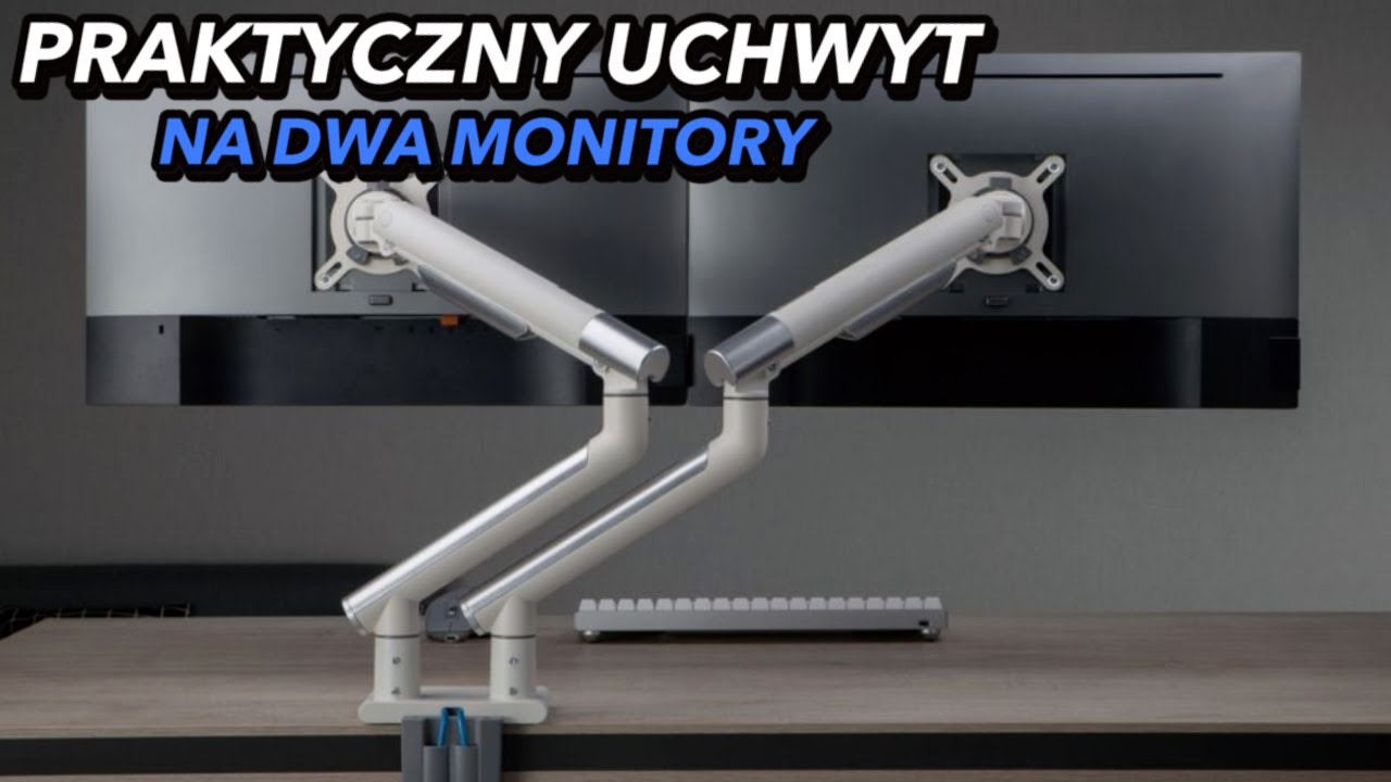 Praktyczny uchwyt na dwa monitory i inne akcesoria  - ART L-20GD Test i montaż krok po kroku