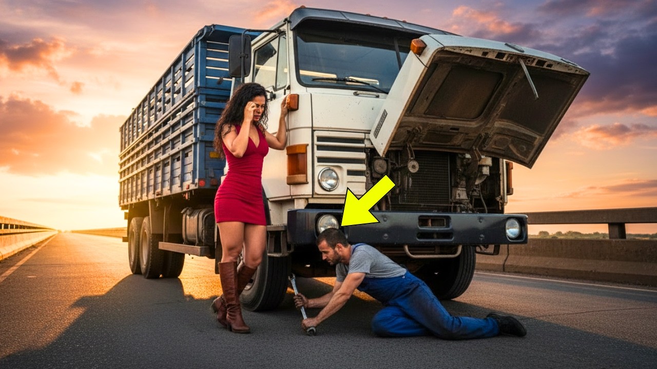 PIANSE SUL PONTE TUTTA LA NOTTE SENZA AIUTO… FINCHÉ UN UMILE MECCANICO FECE L'IMPENSABILE PER SEMPRE
