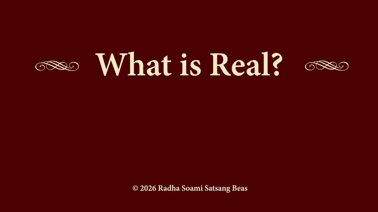 1. What Is Real - Spiritual Sparks with CC
