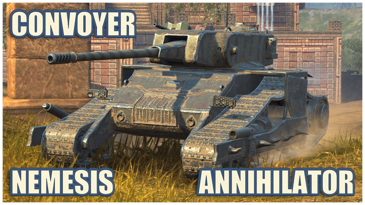 Convoyer, Nemesis & Annihilator &bull; WoT Blitz Gameplay