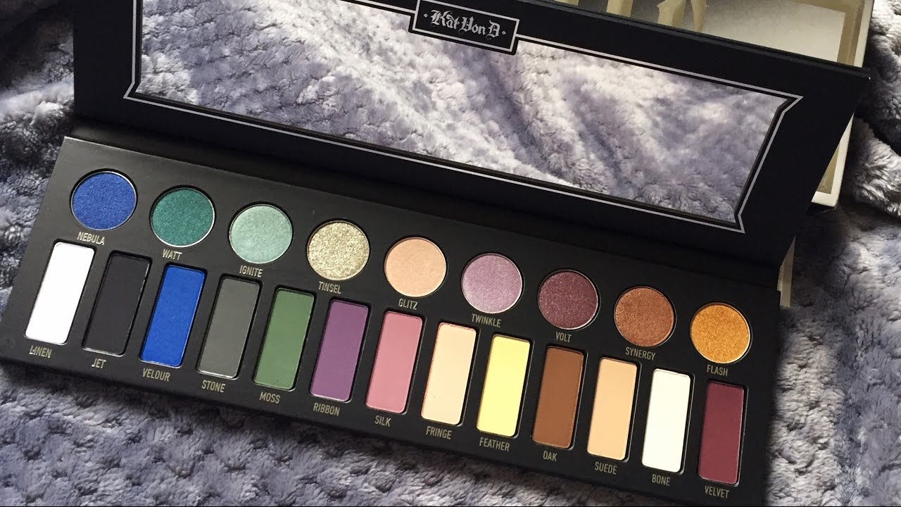METAL MATTE PALETTE || KVD Swatch Video