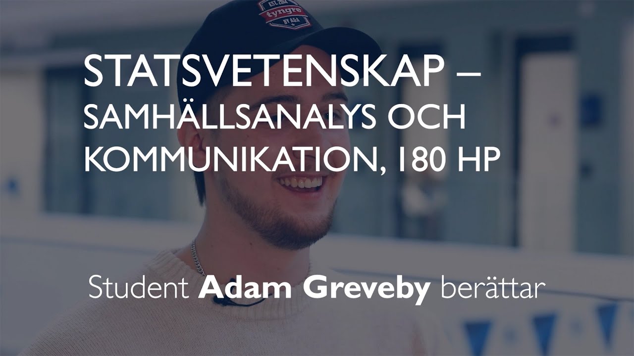 Plugga statsvetenskap och kommunikation