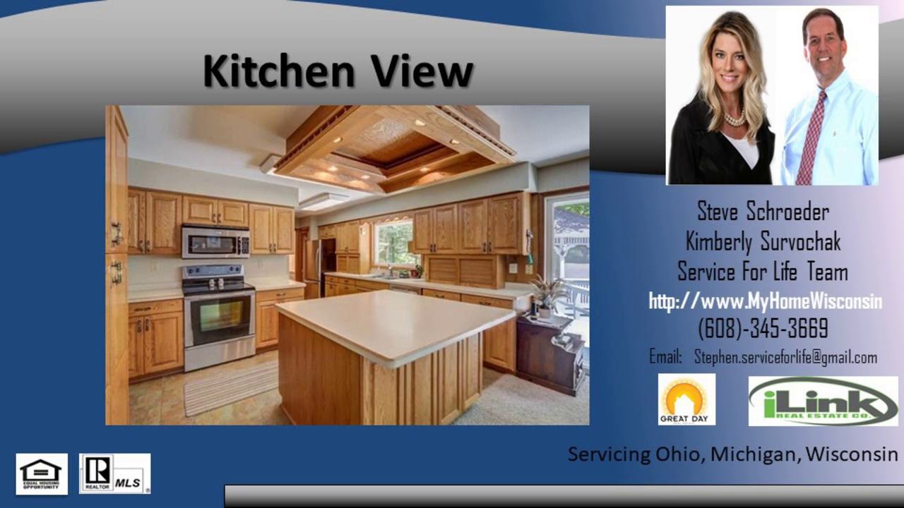 4 bedroom home for sale in 53913 with pond