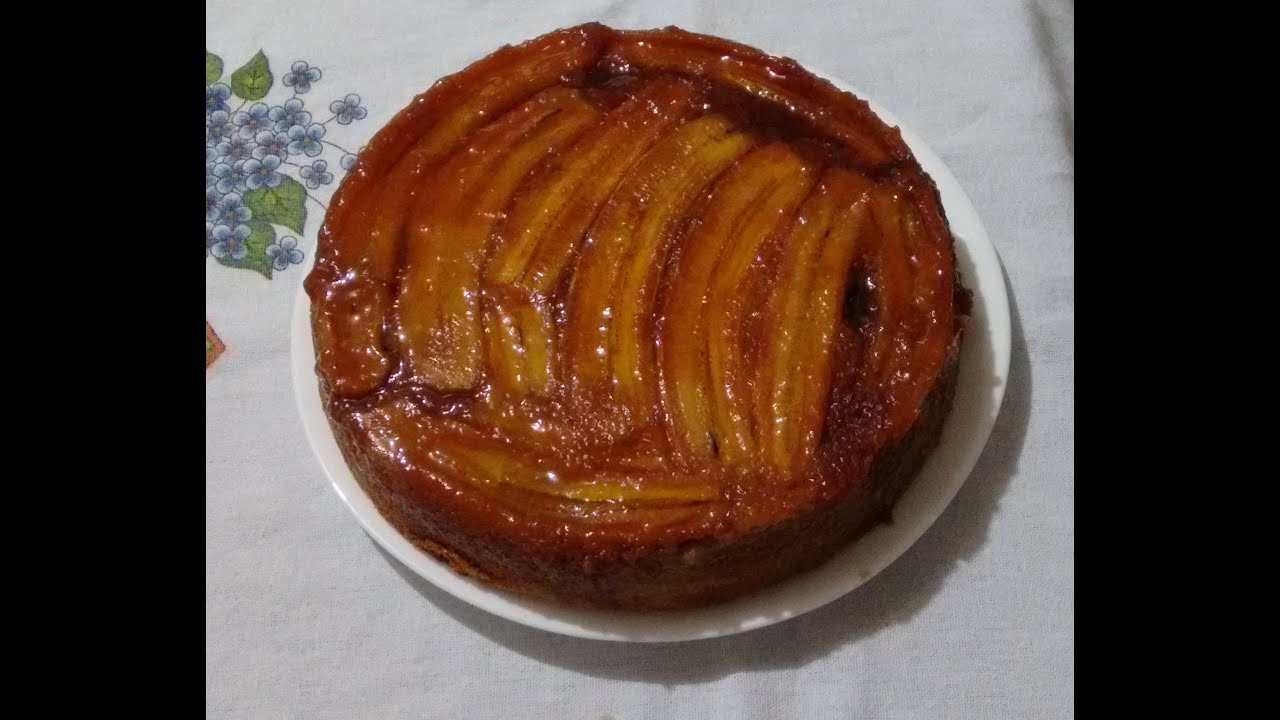Bolo de Banana Caramelizado