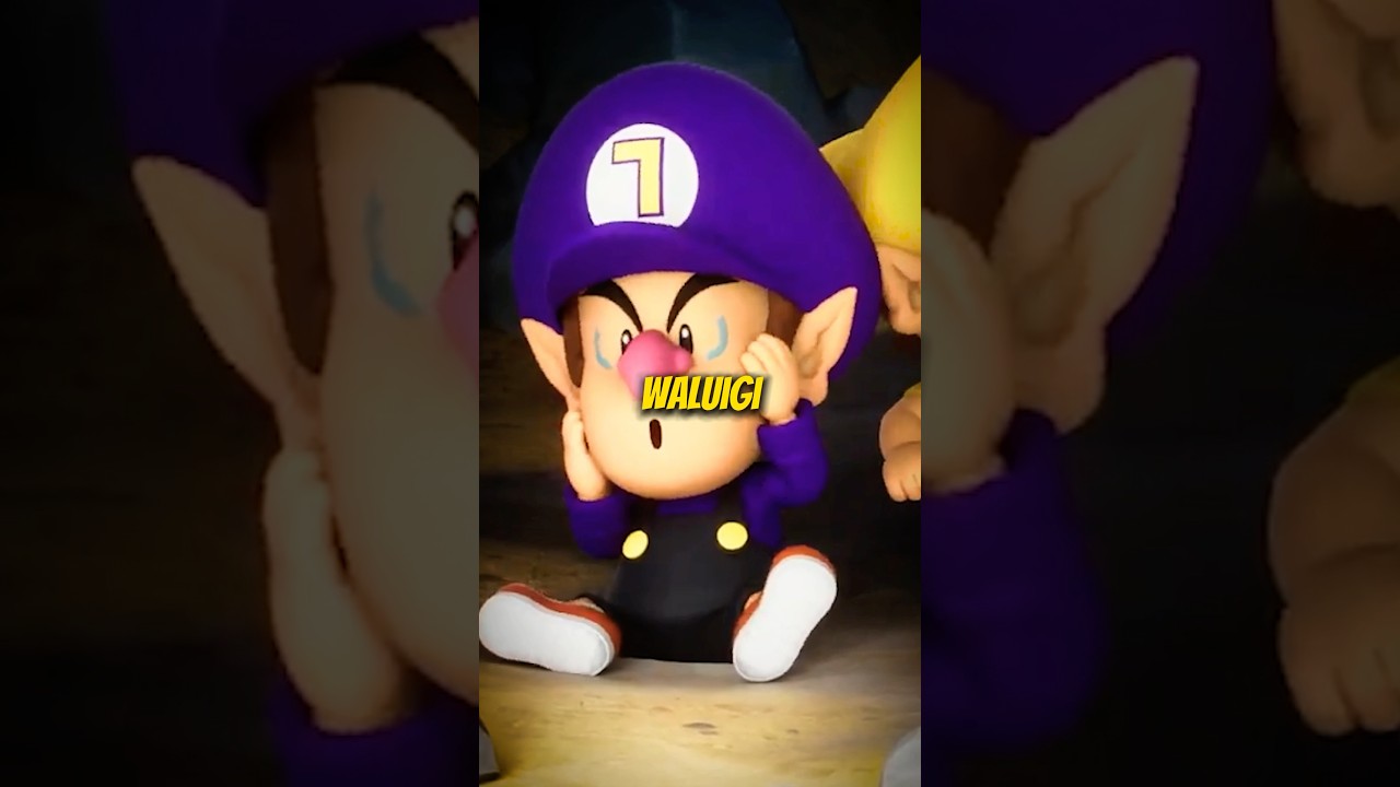 BABY WALUIGI #nintendo #supermario #videogames #mariobros #babymario
