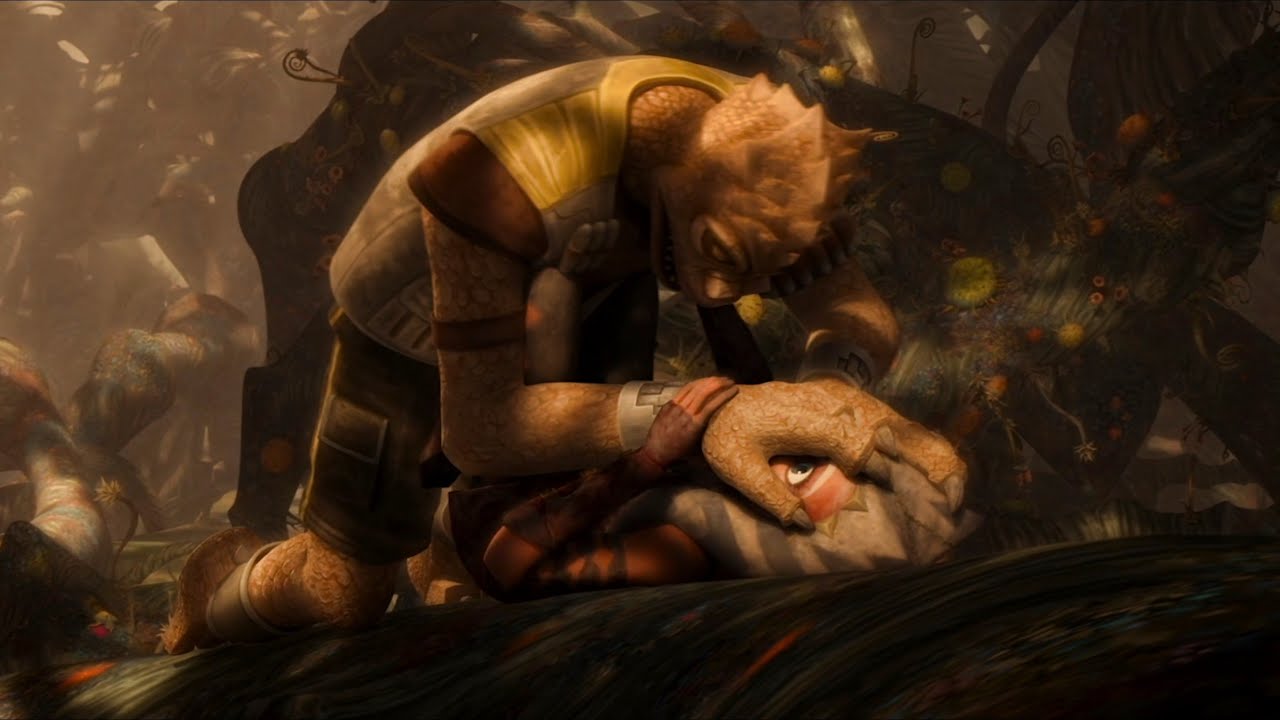 Ahsoka Resists the Trandoshan Hunters [4K HDR] - Star Wars: The Clone Wars
