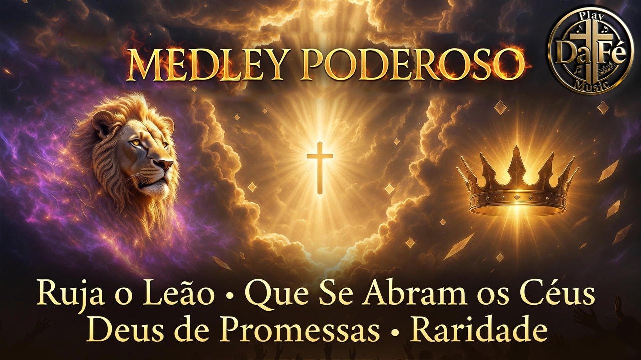 MEDLEY GOSPEL GROOVE 🔥 | Ruja o Leão • Que Se Abram os Céus • Deus de Promessas • Raridade
