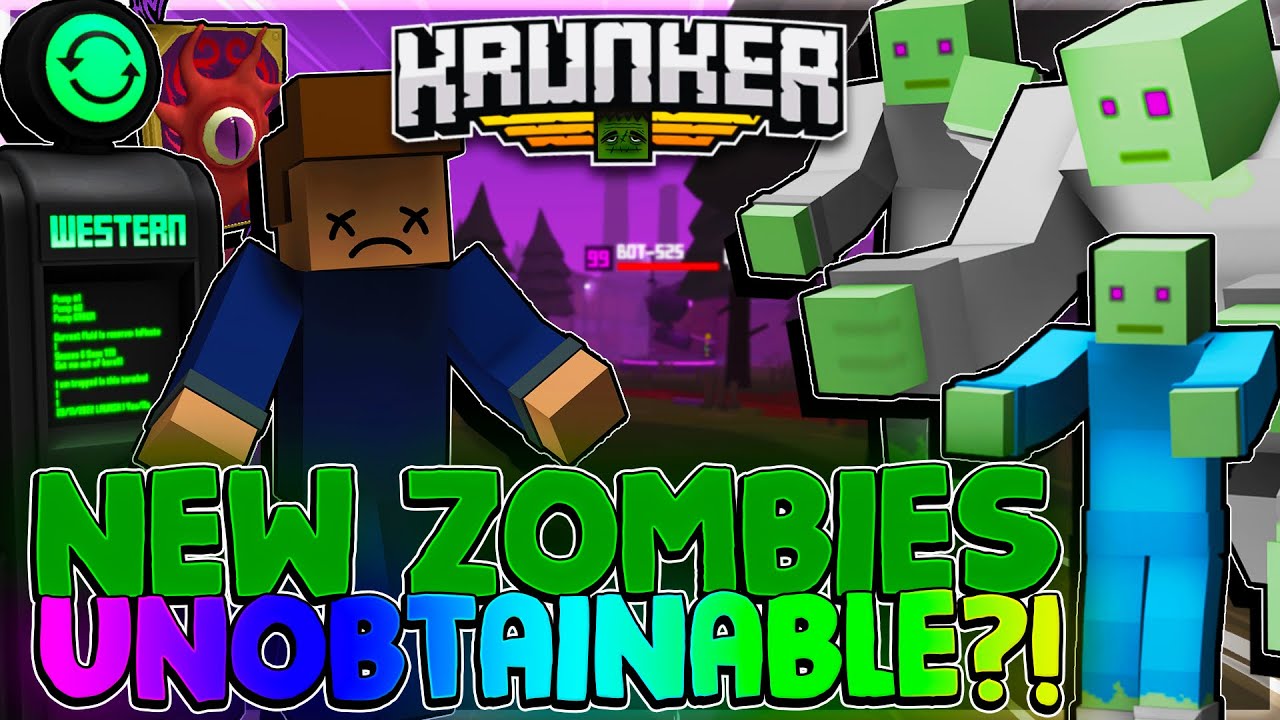 NEW Zombies Mode in Krunker Season 6! (UNOBTAINABLE PET?)