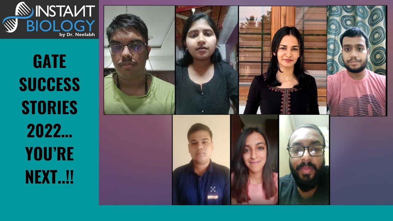 SUCCESS STORIES: Selections in GATE BT 2022-Listen from the students themselves..