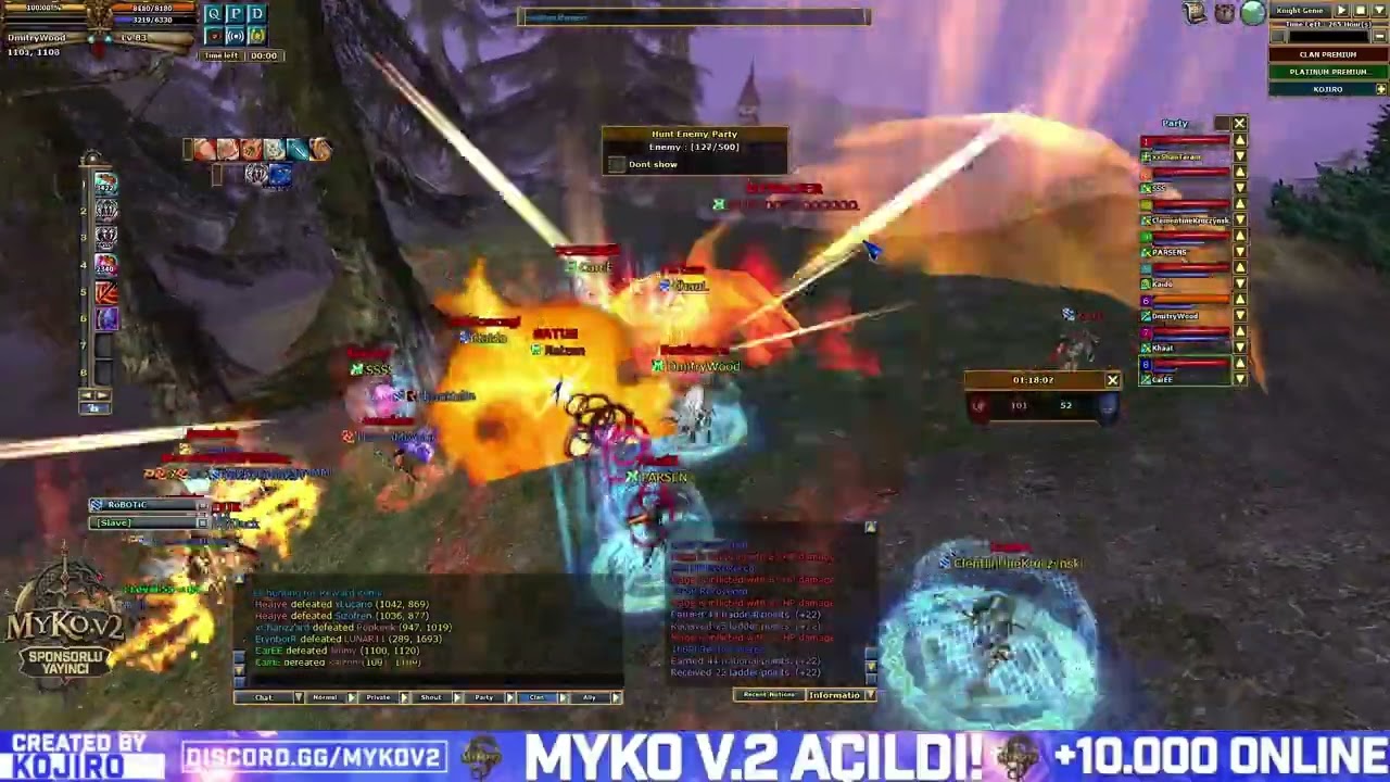 #Mykov2 !! Delos Farm , Mad Class Cr ve Pk , Mob Cr Gift Değişmiş .. Vol 6.